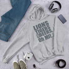 Load image into Gallery viewer, Lions, Tigers and Beers.  Oh MI!™ (Lions - grey) - MIbeers